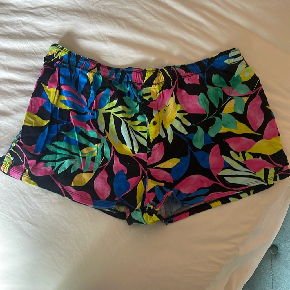 VICTORIA’S SECRET PINK TROPICAL PRINT SLEEP SHORTS